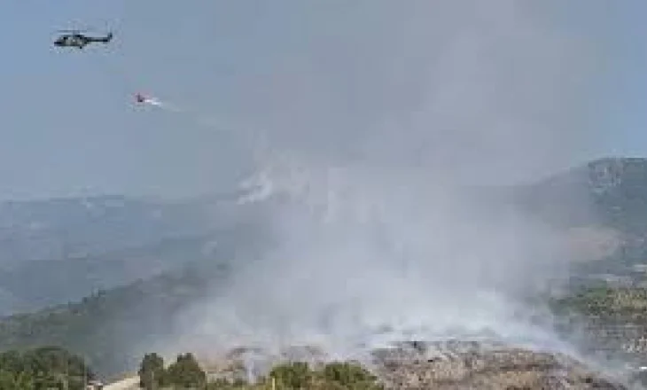 Dy avionë suedezë dhe një kroat ndihmojnë në shuarjen e zjarreve në Mallakastër dhe Finiq