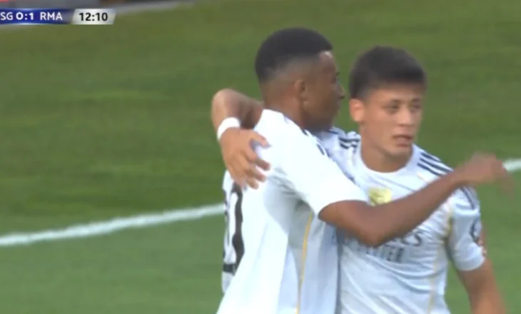 Dy gola për 2 minuta, Real Madrid “argëtohet” në Austri (video)