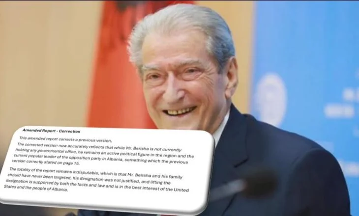 E “shiti” Berishën si “pensionist” te DASH për t’i hequr “non-gratën”, kompania e lobimit korrigjon letrat: Aktiv në…