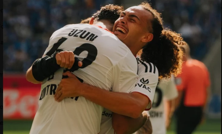 Eintracht Frankfurt merr fitoren e dytë rresht dhe kryesimin, Leverkusen e pëson në fund (video)