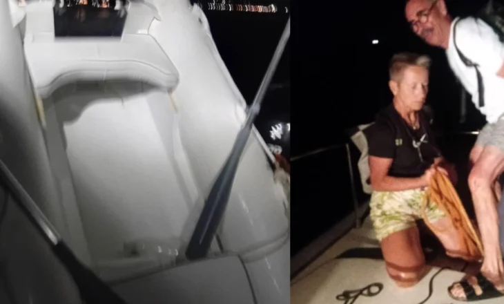 Era e fortë u largoi gomonen plastike nga jahti i tyre, shpëtohen në Qeparo dy turistët gjermanë që rrezikonin mbytjen