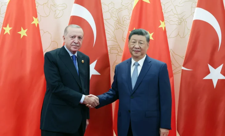 Erdogan takohet me presidentin Xi Jinping në Kinë, fokusi te marrëdhëniet tregtare, Gaza dhe Ukraina