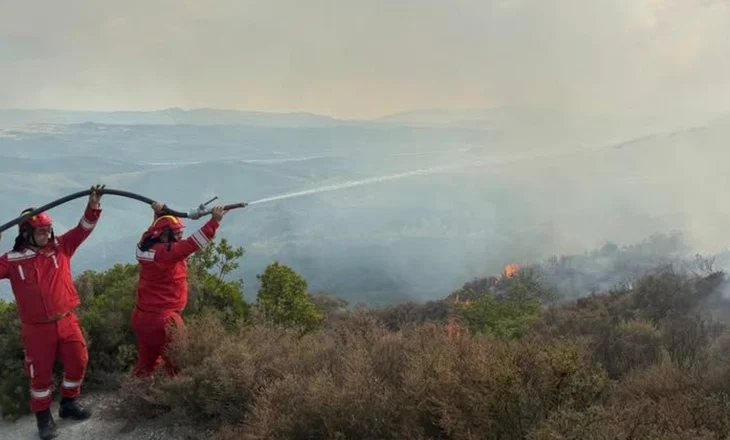 ‘Flakë dhe shi”- 25 vatra në 24 orë, vetëm një aktive! Rrufeja shkaktoi zjarrin në Finiq