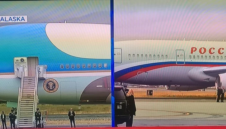 FOTO/ Detajet nga Samiti. Limuzina e Putinit përballë “Bishës” së Trump dhe Ilyushin Il-96 përballë Air Force One