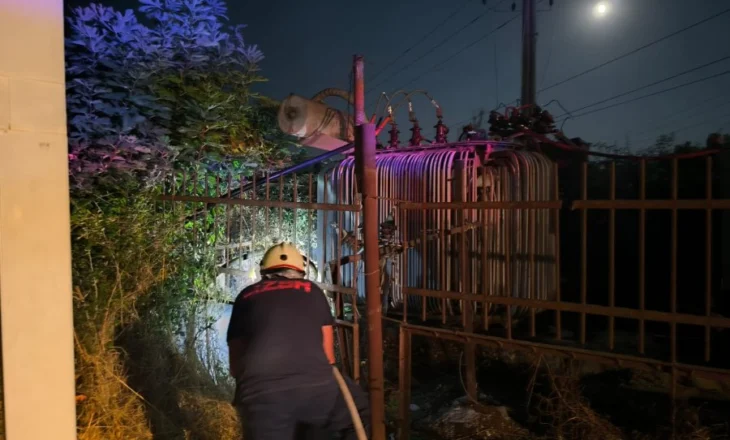 Gjirokastër, zjarri pranë Nënstacionit të Vjetër Elektrik, shuhet nga zjarrfikësit