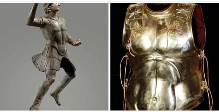 Gjoksorja e Aleksandrit të cilën e veshi te Beteja e Granikus në 334 PK, rikrijuar sipas një figurine bashkëkohore