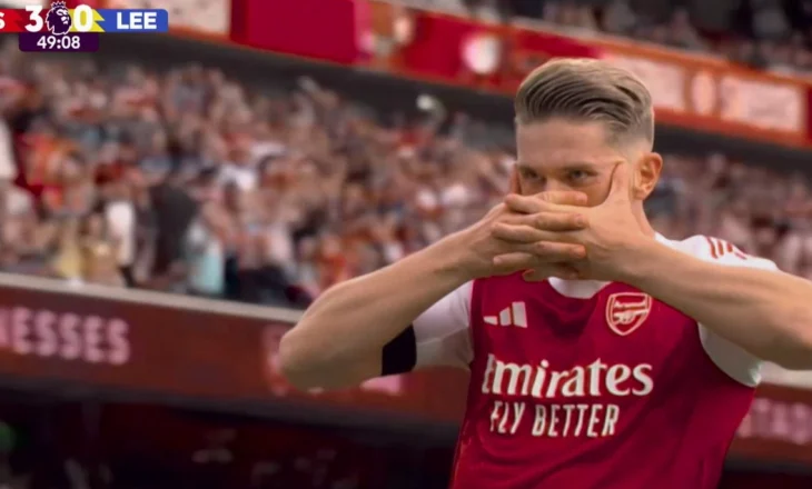 GYOKEREEEEEEES! Suedezi “zhgënjen” tifozët kundërshtarë dhe shënon golin e parë me Arsenal (video)