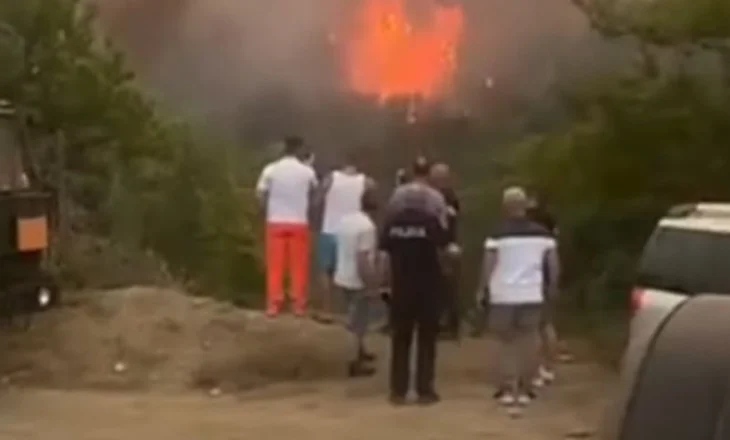 “Hajde ikim se do digjemi”/ Zjarri në Skënderbegas, dëgjohen edhe shpërthime predhash (VD)