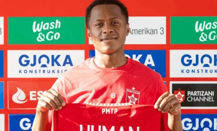 Hjuman, afrikani premtues te Partizani
