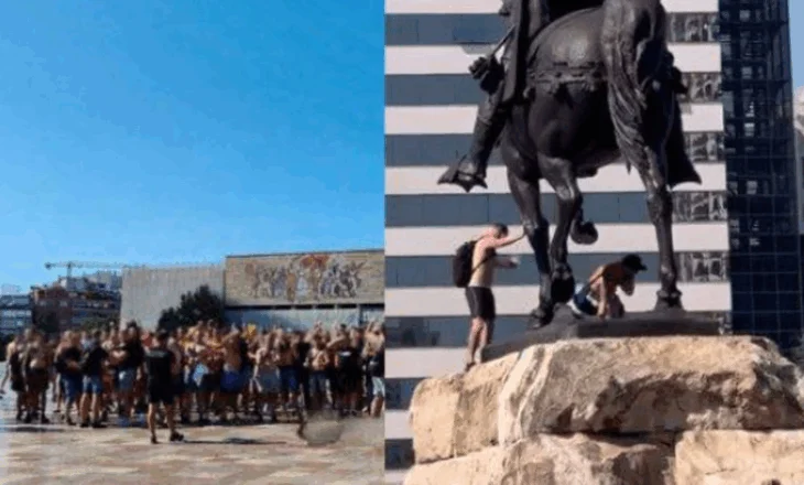Huliganët polakë urinojnë te Skënderbeu- ‘Furtuna’ në gotë! A u përdhos vërtetë busti i Heroit Kombëtar?