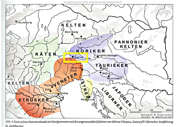 Iliret e dikurshëm të Austrisë së sotme