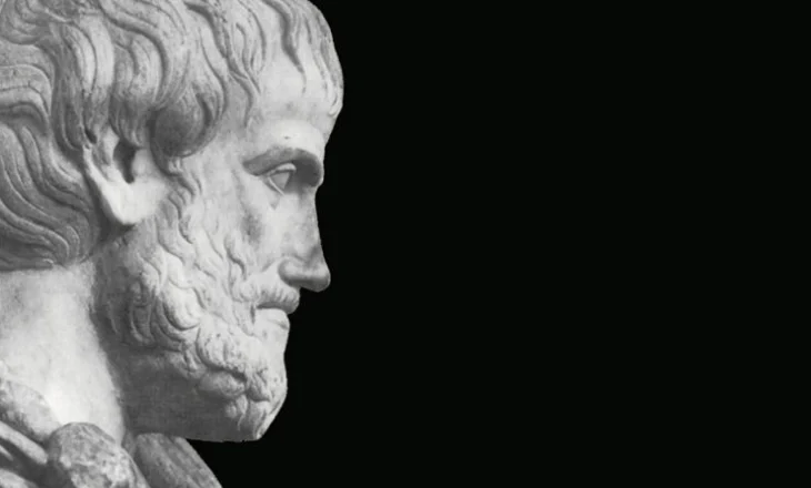 Imazh i rrallë, Aristoteli duke këshilluar Aleksandrin e Madh