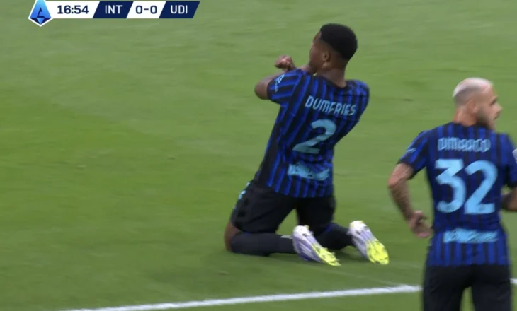 Inter shënon i pari, por Udinese bën përmbysjen e madhe në pak minuta. Lazio bën detyrën (video)
