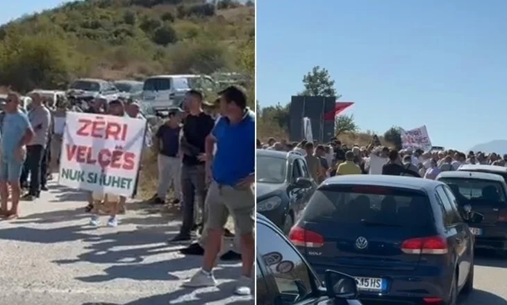 ‘Jemi harruar për 35 vite!’, Banorët e Vlorës bllokojnë rrugën e lumit: Premtime të pambajtura