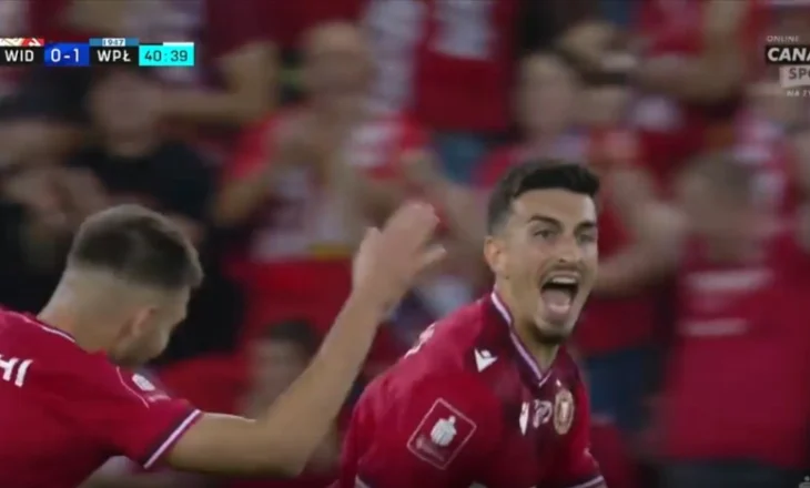 Juljan Shehu nuk shënon gola “normal”, mesfushori kuqezi ngre “peshë” stadiumin me kryeveprën e tij (video)