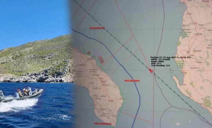 Ka rënë në det nga trageti, forcat shqiptare në operacion kërkimi prej 2 ditësh për pasagjerin e linjës Korfuz-Itali