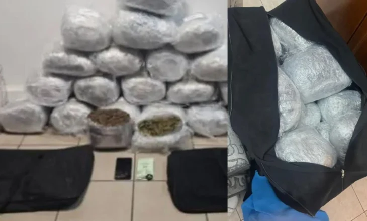 Kapet me 22 kg marijuanë dhe cigare kontrabandë, arrestohet shqiptari në Selanik