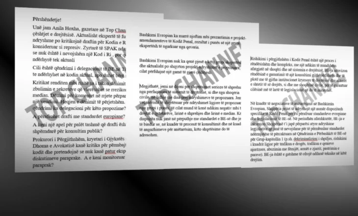 “Kodi i ri Penal, impakt negativ në lirinë e shprehjes dhe medias”, BE tjetër reagim për TCH: Jemi të shqetësuar, ndryshimet s’janë në përputhje me standardet tona!