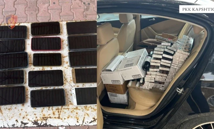 Kontrabandoi mallra nga Greqia, arrestohet në flagrancë 57-vjeçari në Kapshticë, i sekuestrohen celularë, pije alkoolike dhe cigare pa faturë