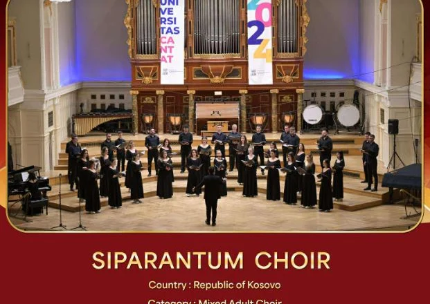 Kori “Siparantum” do të përfaqësojë Kosovën në skenën prestigjioze të muzikës korale në Tajlandë
