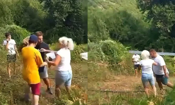 ‘Kthehu…mos prek’! Përplasje në Shëngjergj, banorët: Një pukjan po na merr ujin me dhunë