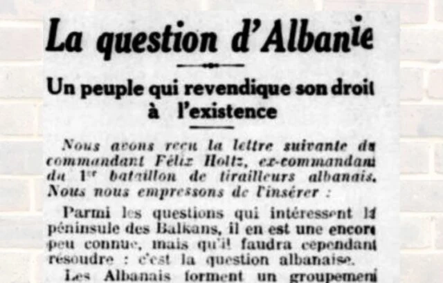 Letra e komandantit francez : “Grekët duhet të kuptojnë se edhe Shqipëria ka të drejtë të ekzistojë…”