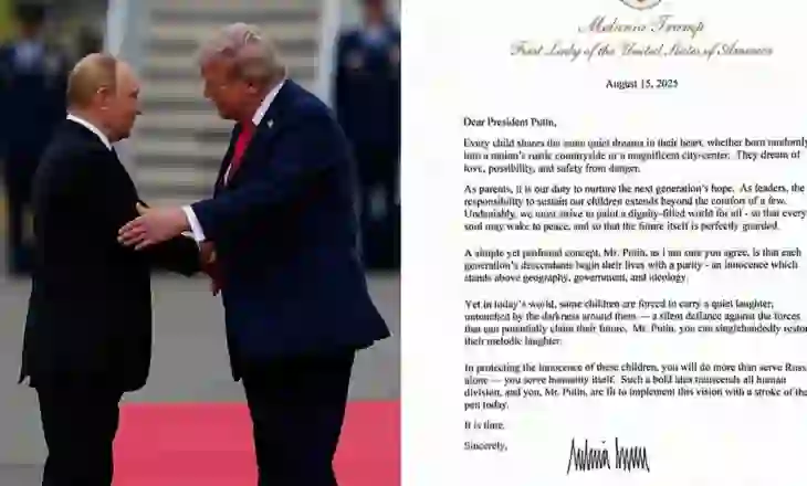 Letra e Melania Trump për Putin bëhet virale, shpërthen rrjeti: A u shkrua nga inteligjenca artificiale?