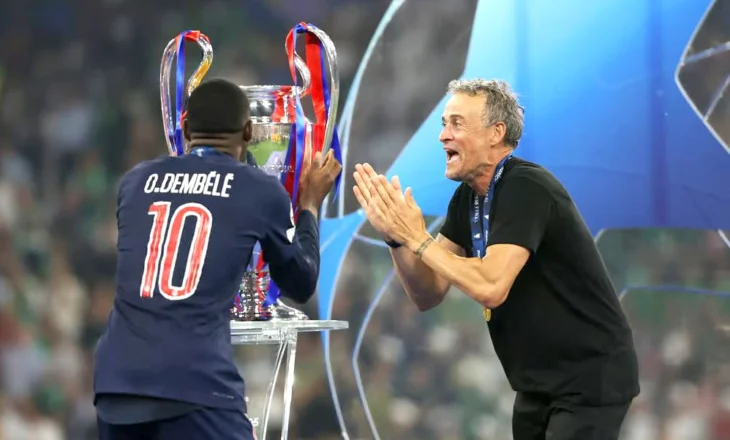 Luis Enrike optimist: Dembele mund të përmirësohet më tej në sezonin e ri, potenciali i tij është i jashtëzakonshëm