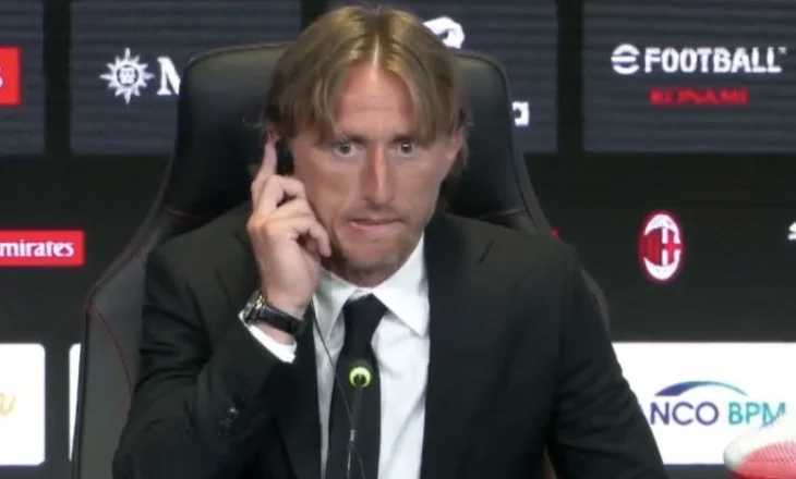 Luka Modric prezantohet te Milan dhe tregon objektivin minimal për sezonin e ri
