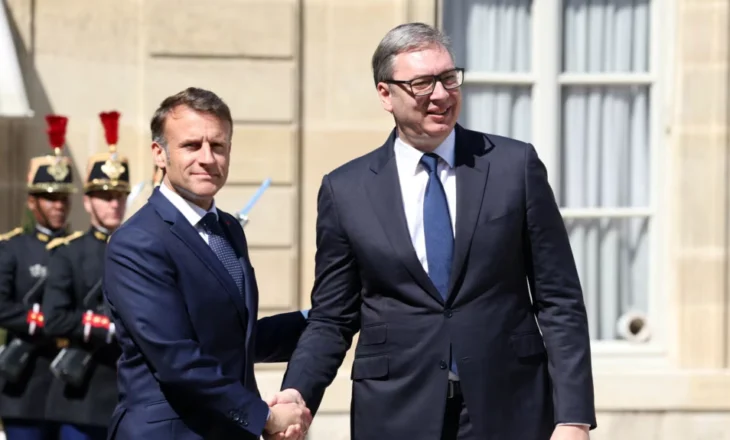 Macron dhe Vuçiq diskutojnë për dialogun Kosovë-Serbi dhe situatën në Bosnje