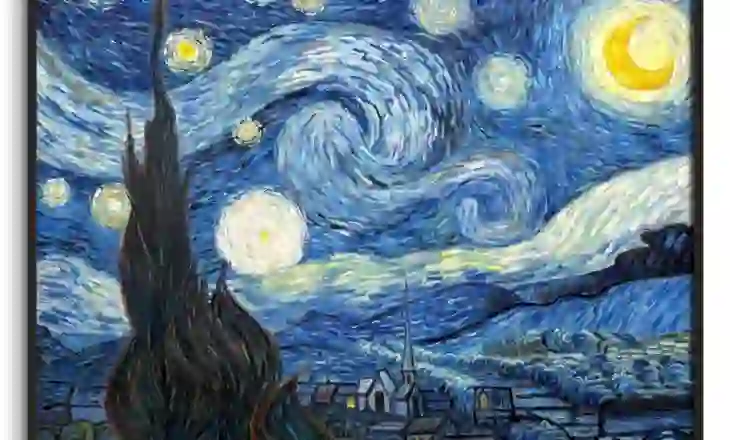 Magjia e qiellit nën penelin e Van Gogh-ut