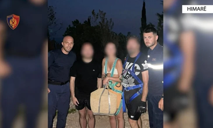 Mbeten të bllokuar në një zonë të thepisur në plazhin e Akuariumit, policia i vjen në ndihmë tre turistëve të huaj