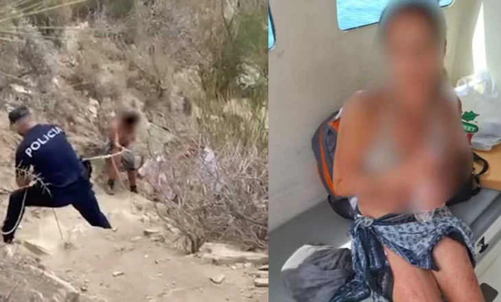 Mbeti e bllokuar në Gjirin e Filikurit, policia ndihmon turisten çeke dhe apelon për kujdes maksimal