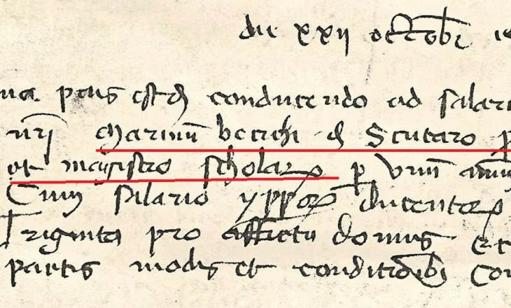 Më 22 tetor 1494, pra 528 vjet më parë, u regjistrua emërimi i Marin Beçikemi-Shkodranit, Rektor i shkollave të Republikës së Raguzës!