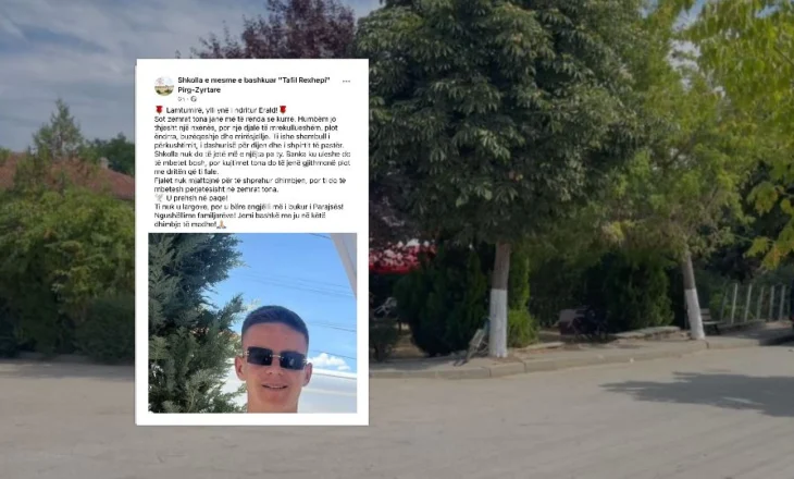 Mesazhi prekës i shkollës ku studionte 14-vjeçari: Banka ku uleshe do të mbetet bosh, por kujtimet tona do të jenë gjithmonë plot