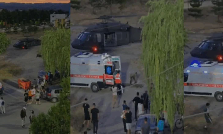 Mjeti përfundoi jashtë rrugës, niset drejt Traumës shoferi që u aksidentua në Korçë