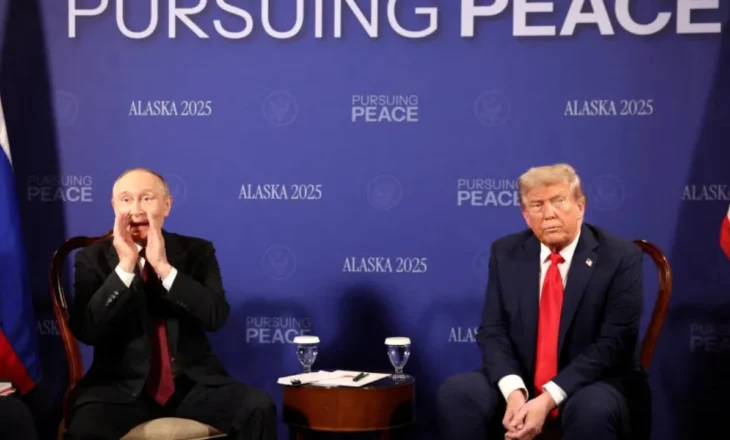 Momentet e sikletshme nga takimi në Alaskë/ Putin u bërtet gazetarëve, Trump “nuk gjen rehat”