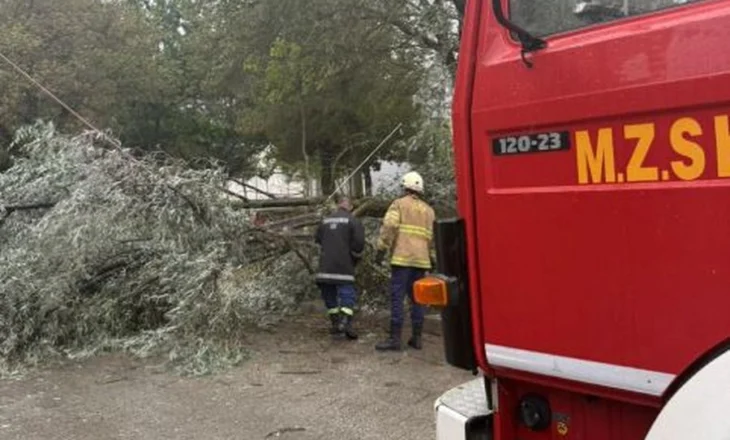 Moti me reshje shiu në jug-lindje të vendit, shkaktohen dëme në Maliq