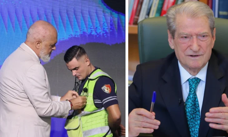 “Mund t’i kishte dhënë edhe “Lopata Ari”/ Dekoratat e Ramës për punonjësit zjarrfikës, ironizon Berisha: Balluku…