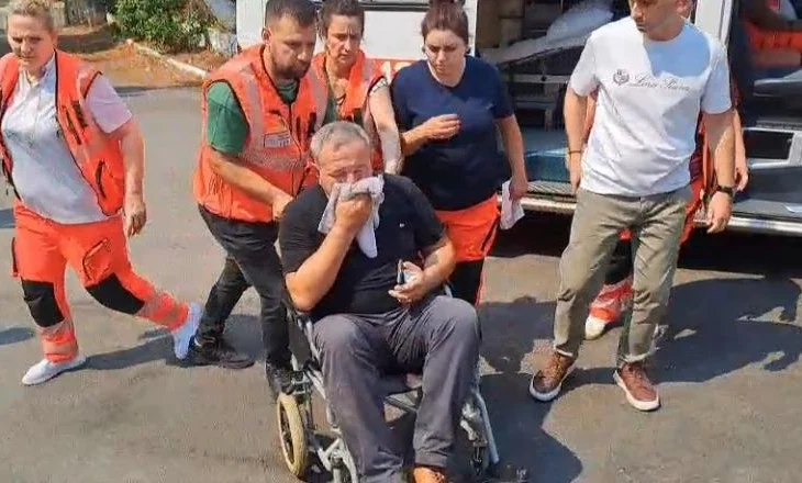 Në luftë me zjarret, nënkryetari i Bashkisë së Delvinës përfundon në spital