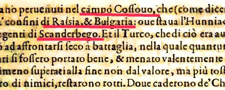 Në vitin 1448, 575-vjetë më parë, në kohën e Betejës së Fushë Kosovës, Kosova e asaj kohe ishte formacion gjeo-politik në vete, që kufizohet me Rashën (Serbinë) dhe me Bullgarinë