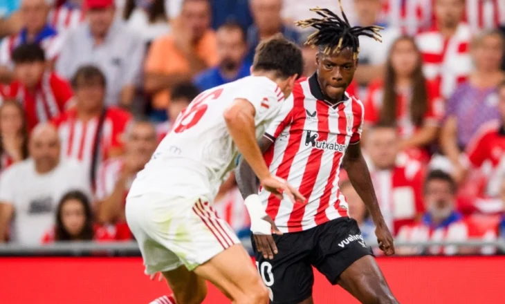Nico Williams i jashtëzkonshëm, Athletic Bilbao dhe Sevilla dhurojnë spektakël. Në fund festojnë vendasit (video)