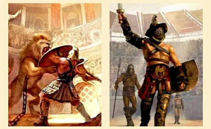 Një gladiator ishte një luftëtar i armatosur i cili e argëtonte audiencën e Republikës Romake dhe Perandorisë Romake