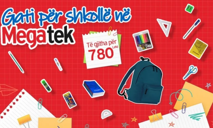 Oferta më e fundit në Megatek: Nise vitin e ri shkollor me mjetet më cilësore për fëmijët