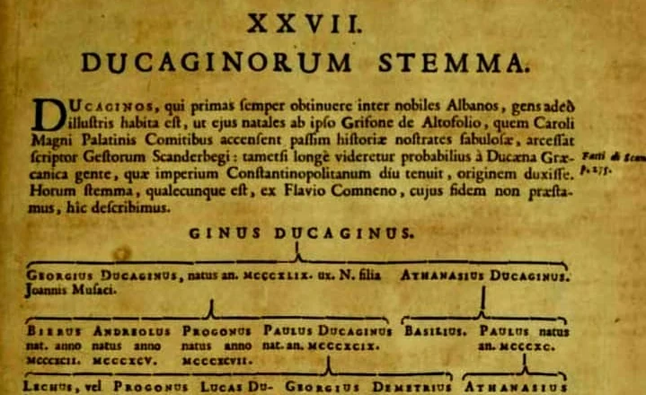 Origjina dhe historia e hershme e familjes fisnike Dukagjini