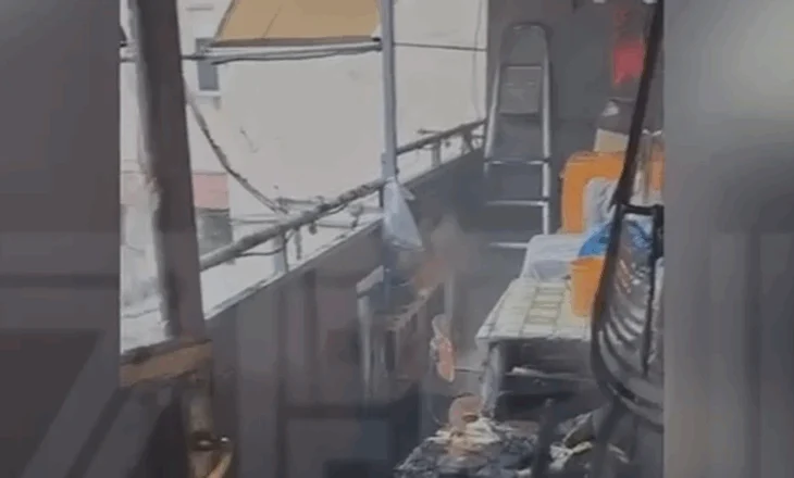 PAMJET- Shpërthen bombola e gazit në Vlorë, banesa bëhet “shkrumb e hi”