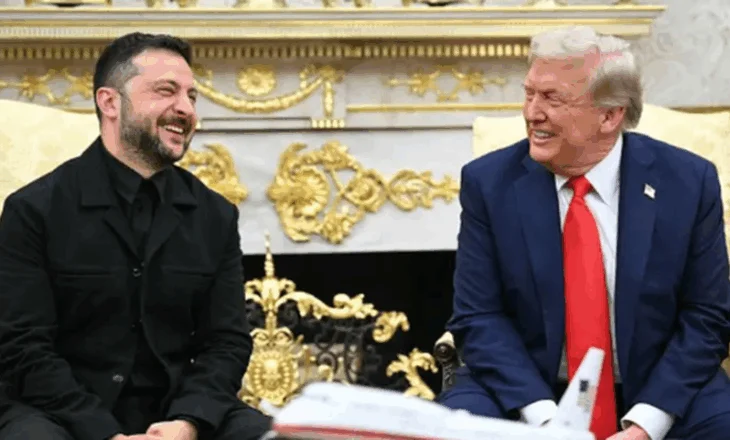 Pas debateve të mëparshme për veshjen, Trump vlerëson kostumin e zi të Zelensky-t