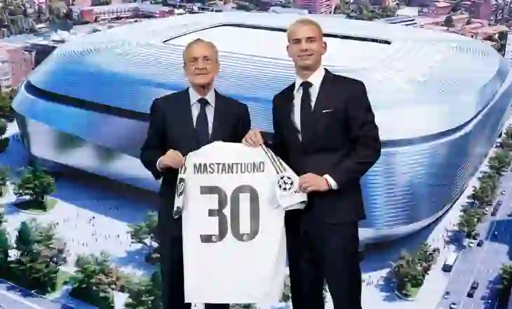 Perez prezanton talentin Mastantuono: Urime, erdhe në klubin më të madh në botë