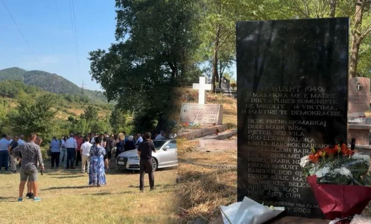 Përkujtohet 76-vjetori i masakrës së Valmirit në Mirditë, 14 burra u pushkatuan nga komunistët