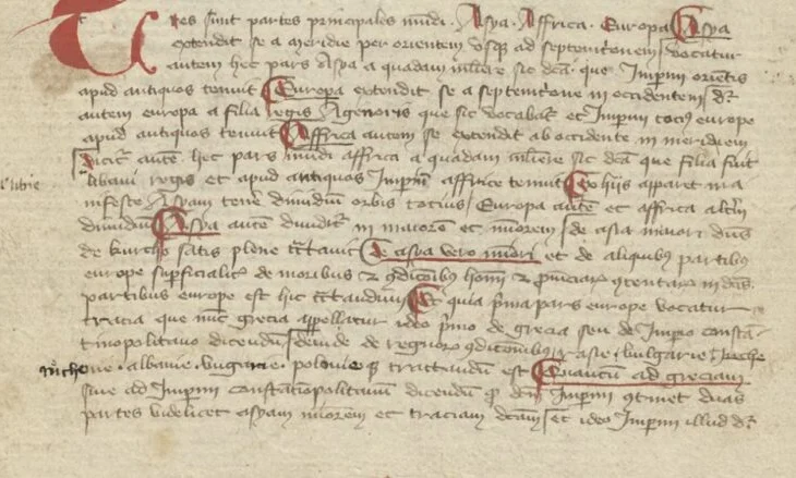 Përshkrimi i Shqipërisë nga viti 1308